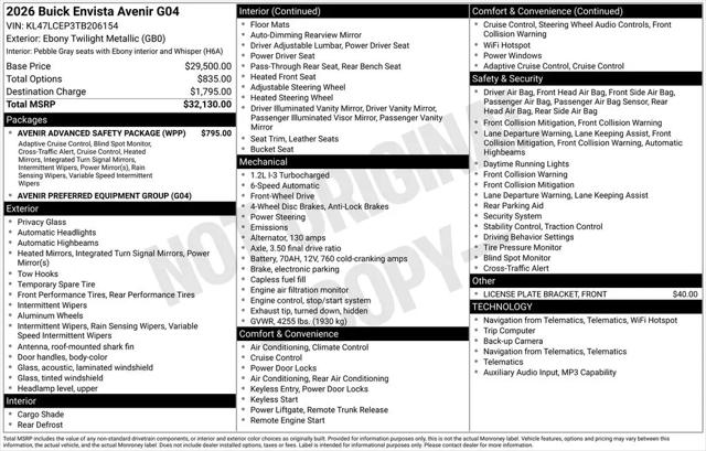 2026 Buick NV Avenir FWD for sale in White Plains, NY