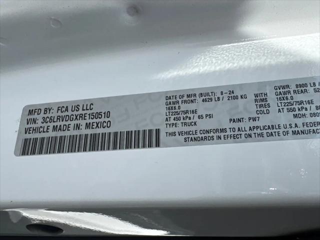 2024 Ram ProMaster 2500 Cargo Van Tradesman High Roof 159" WB w/Pass Seat