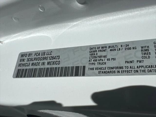 2024 Ram ProMaster 2500 Cargo Van Tradesman High Roof 159" WB w/Pass Seat
