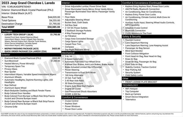 2023 Jeep Grand Cherokee L Laredo 4x4