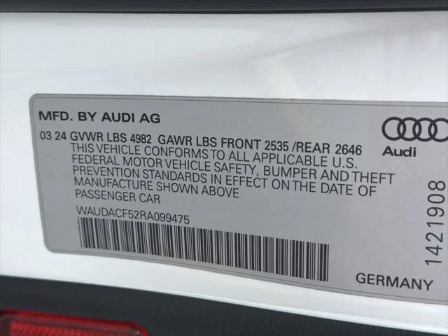 2024 Audi A5 Sportback Premium 45 TFSI S line quattro S tronic