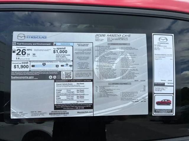 2026 Mazda CX-5 2.5 S Premium Plus