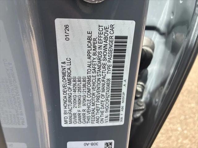 2026 Honda Accord Sedan EX-L