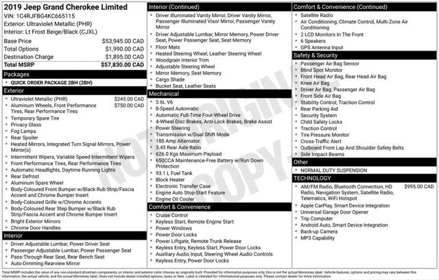 2019 Jeep Grand Cherokee Limited 2019 Jeep Grand Cherokee Limited