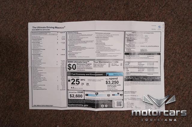 2024 BMW X3 sDrive30i
