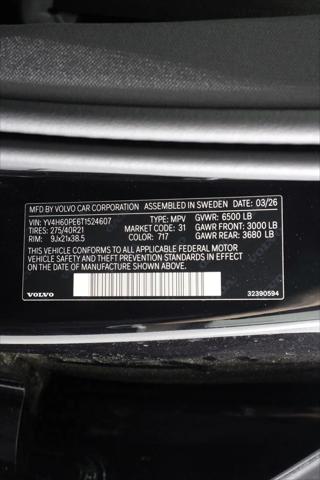 2026 Volvo XC90 Plug-In Hybrid Plus, T8 AWD, Electric/Gasoline, Bright, 7 Seats