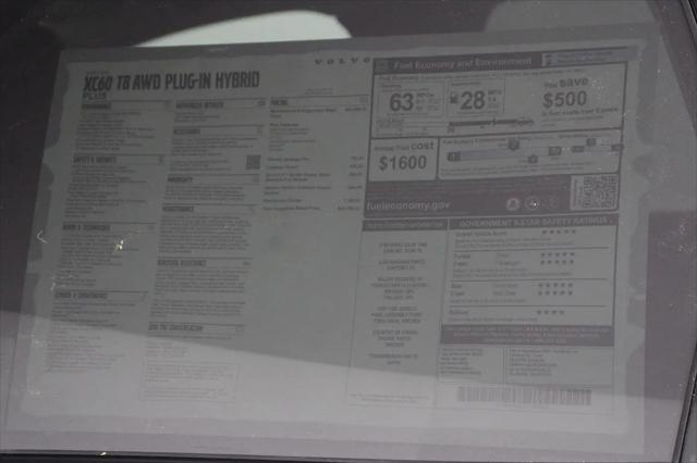 2026 Volvo XC60 Plug-In Hybrid Plus, T8 AWD Electric/Gasoline, Dark