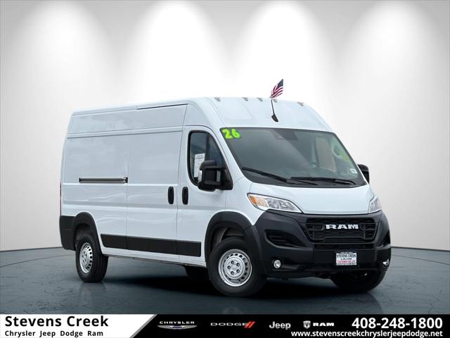 2026 Ram ProMaster 2500 Cargo Van Tradesman High Roof 159" WB w/Pass Seat for sale in San Jose, CA
