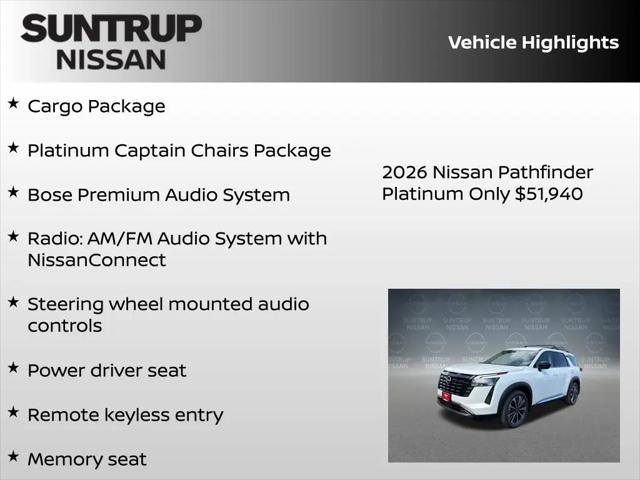 2026 Nissan Pathfinder Platinum