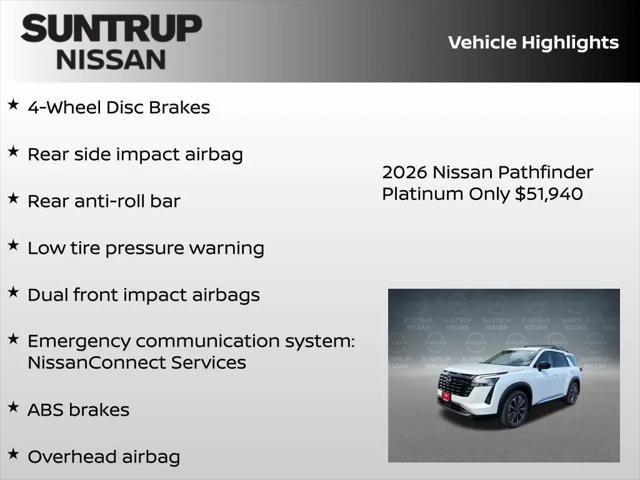 2026 Nissan Pathfinder Platinum