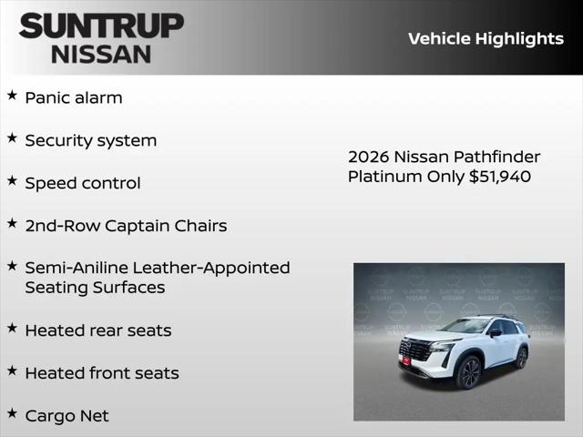 2026 Nissan Pathfinder Platinum