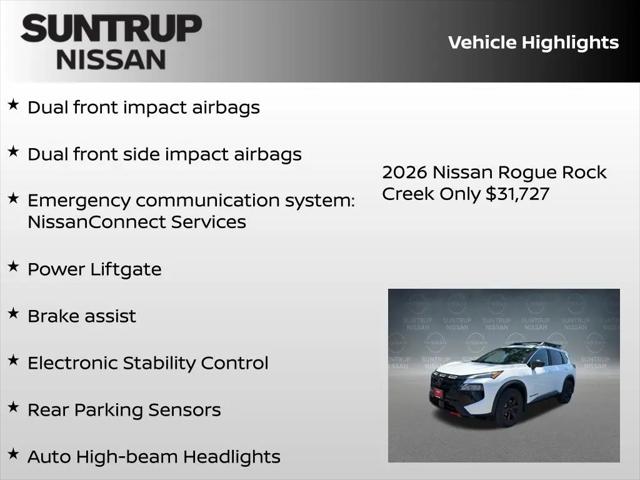 2026 Nissan Rogue Rock Creek