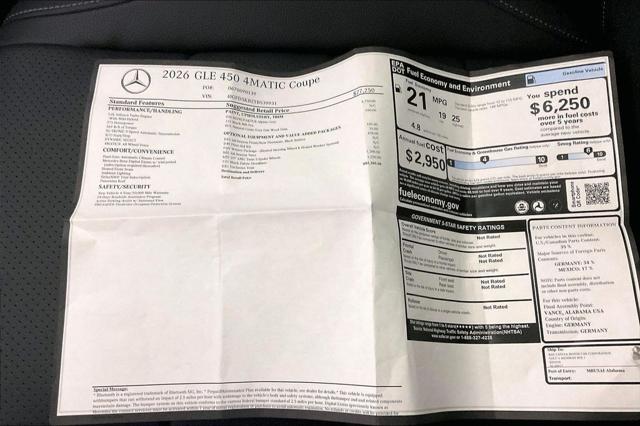 2026 Mercedes-Benz GLE 450 4MATIC