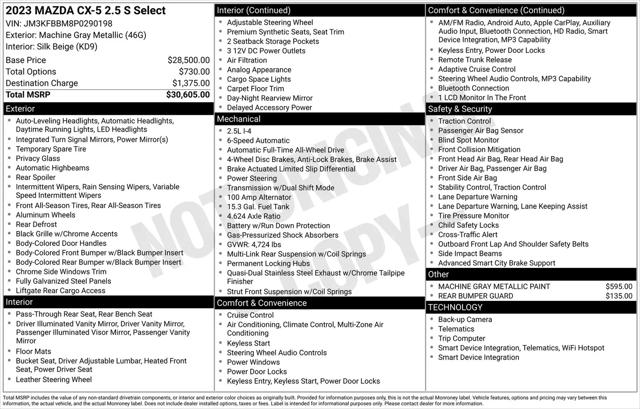 2023 Mazda CX-5 2.5 S Select