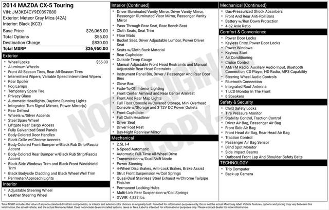 2014 Mazda CX-5 Touring