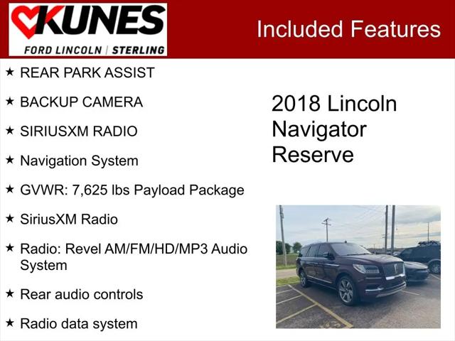 2018 Lincoln Navigator Reserve