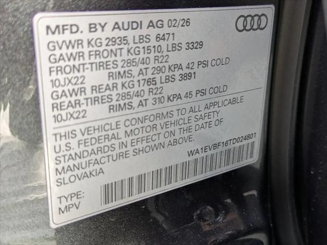 2026 Audi Q8 Premium Plus 55 TFSI quattro Tiptronic