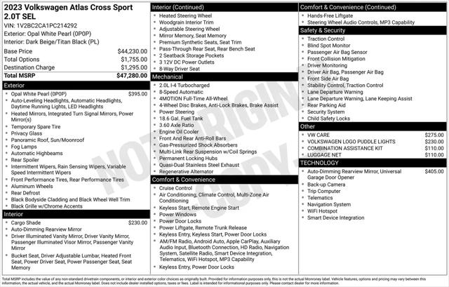 2023 Volkswagen Atlas Cross Sport 2.0T SEL for sale in Schaumburg, IL