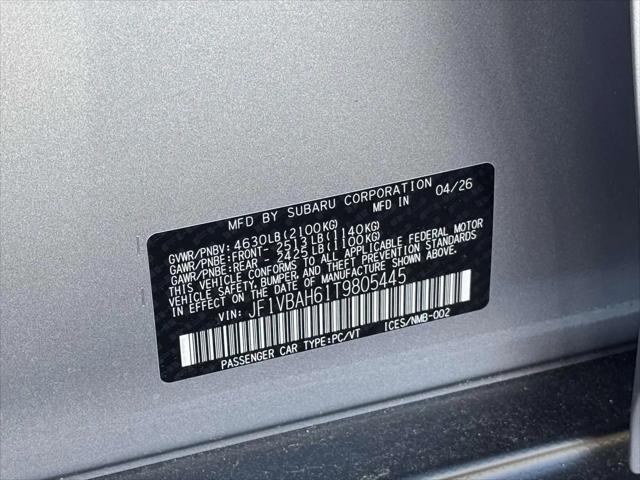 2026 Subaru WRX Premium