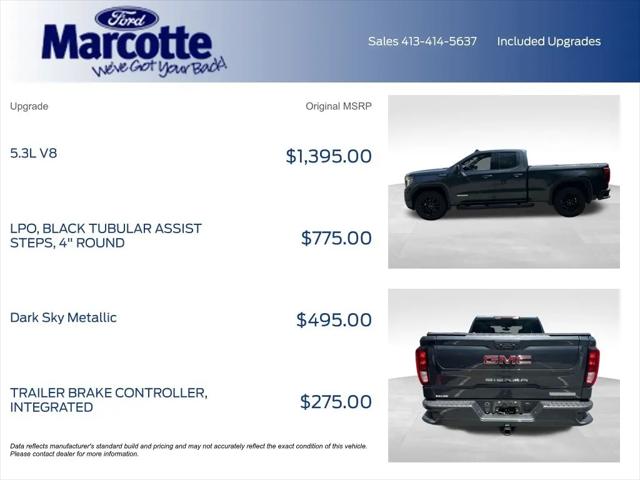 2021 GMC Sierra 1500 4WD Double Cab Standard Box Elevation