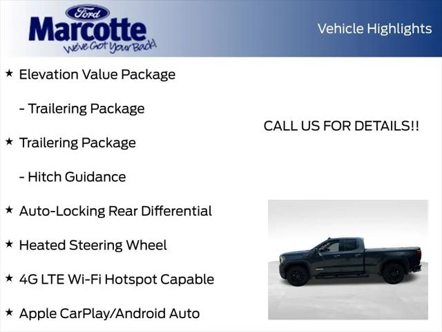 2021 GMC Sierra 1500 4WD Double Cab Standard Box Elevation