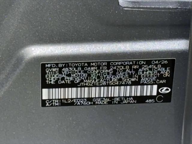 2026 Lexus IS 350 F SPORT