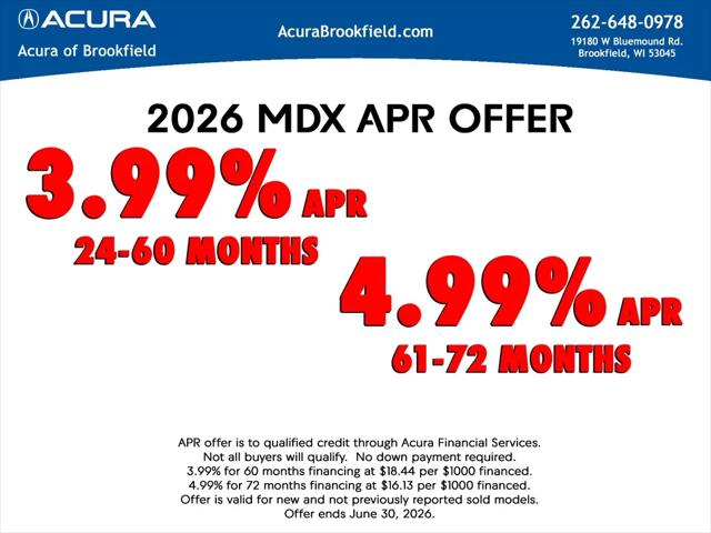 2026 Acura MDX Advance Package
