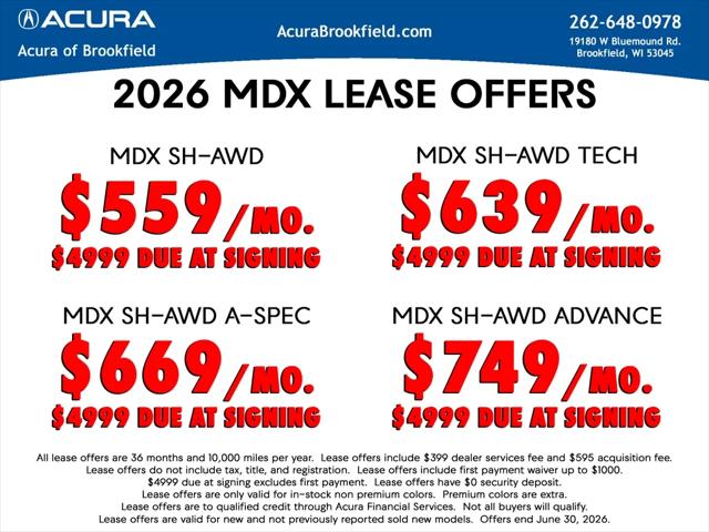 2026 Acura MDX Advance Package