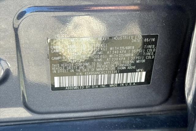 2016 Subaru Outback 2.5i Limited