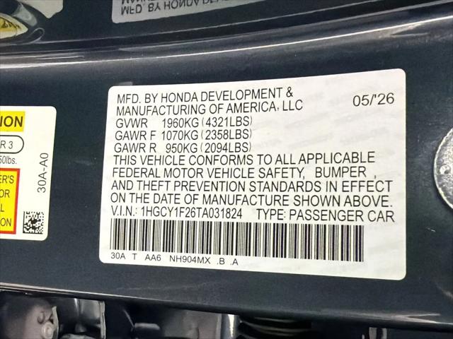 2026 Honda Accord Sedan LX