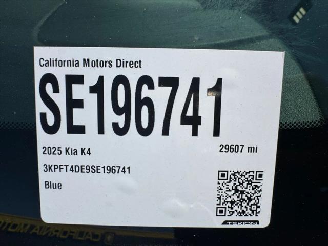 2025 Kia K4 LXS