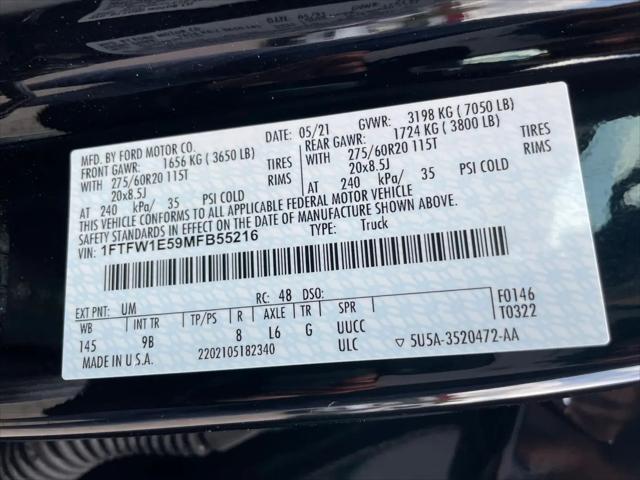 2021 Ford F-150 Platinum