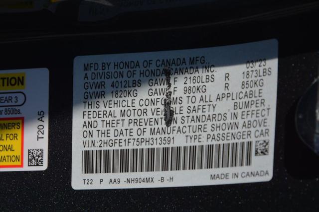 2023 Honda Civic EX w/o BSI