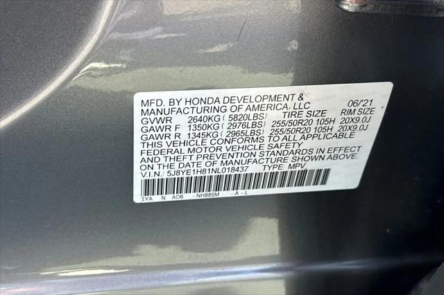 2022 Acura MDX Advance Package