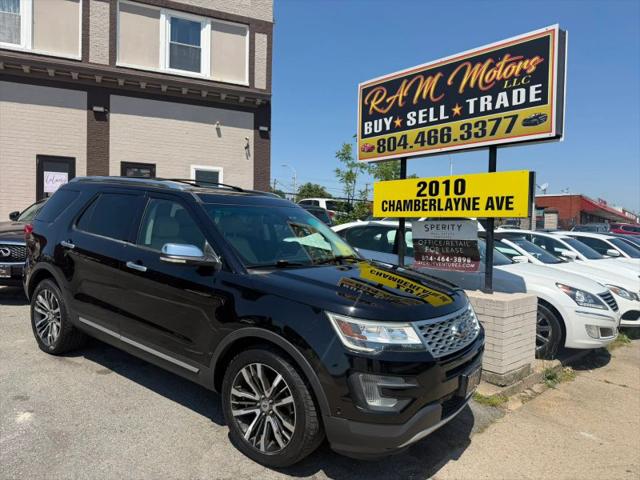2016 Ford Explorer Platinum for sale in Richmond, VA