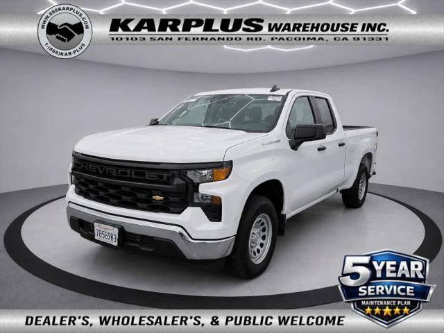 2024 Chevrolet Silverado 1500 2WD Double Cab Standard Bed WT for sale in Pacoima, CA