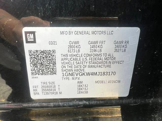 2021 Chevrolet Traverse AWD LT Cloth