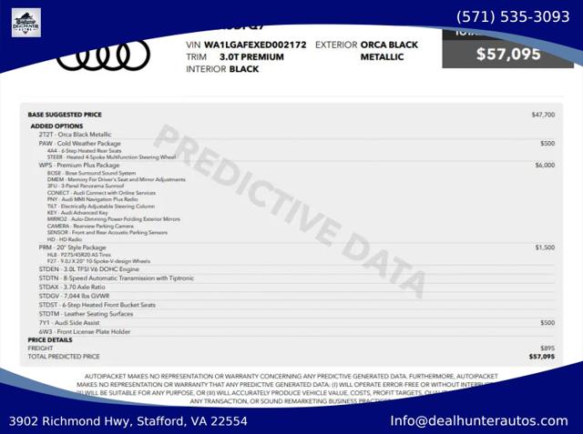 2014 Audi Q7 3.0T Premium for sale in Stafford, VA