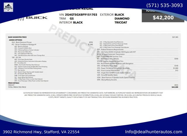2015 Buick Regal GS for sale in Stafford, VA