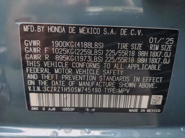 2025 Honda HR-V 2WD Sport
