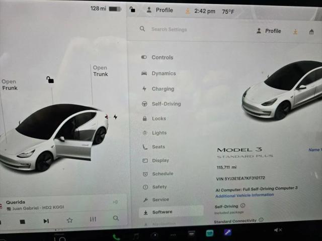 2019 Tesla Model 3 Standard Range Plus