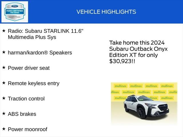 2024 Subaru Outback Onyx Edition XT