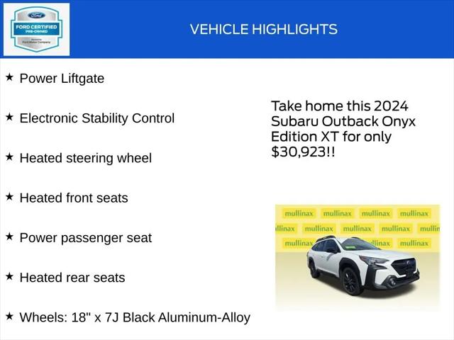2024 Subaru Outback Onyx Edition XT