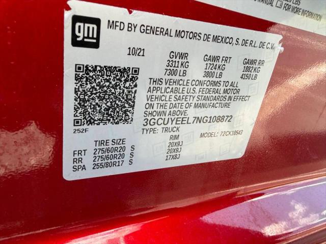 2022 Chevrolet Silverado 1500 4WD Crew Cab Short Bed RST