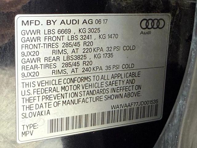 2018 Audi Q7 3.0T Premium