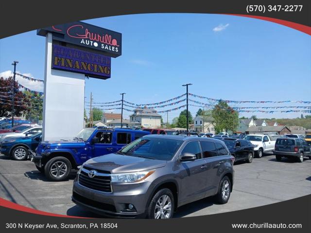2015 Toyota Highlander XLE V6 for sale in Scranton, PA