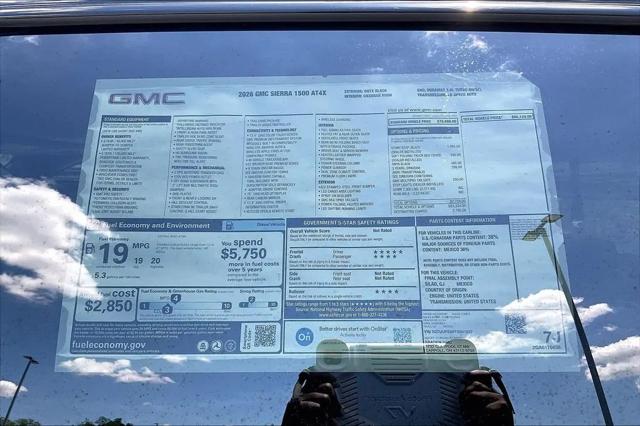 2026 GMC Sierra 1500 Crew Cab, Short Bed, AT4X, 4WD