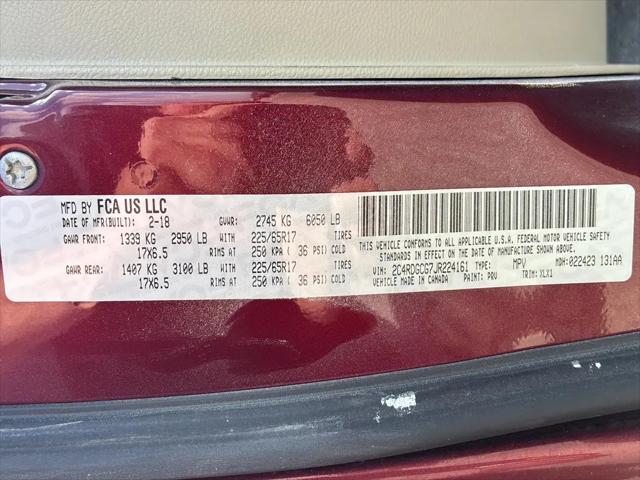 2018 Dodge Grand Caravan SXT
