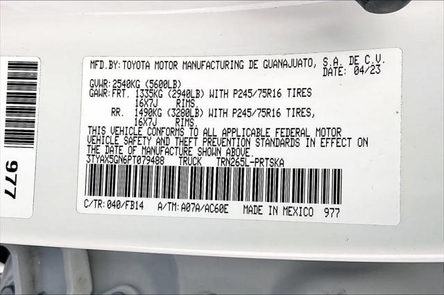 2023 Toyota Tacoma SR