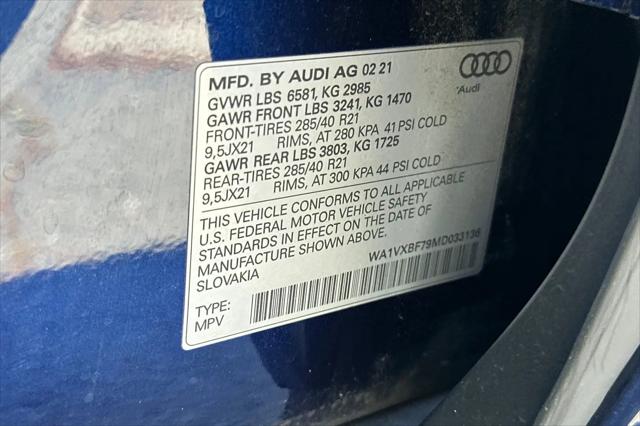 2021 Audi Q7 Prestige 55 TFSI quattro Tiptronic